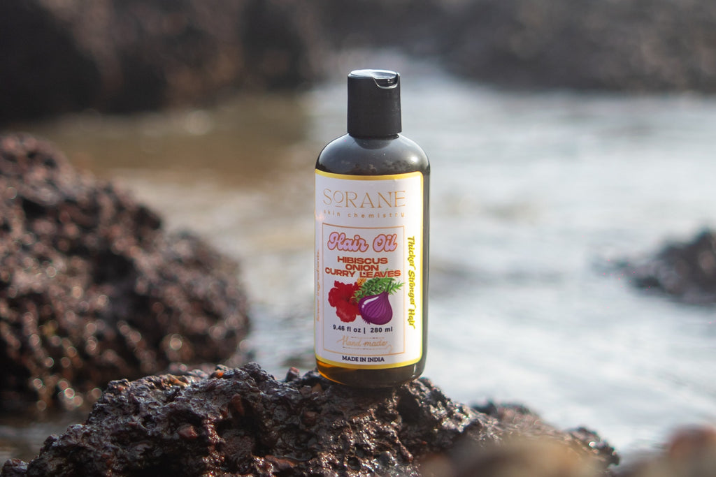 Hibiscus Onion Curry Leaves Oil